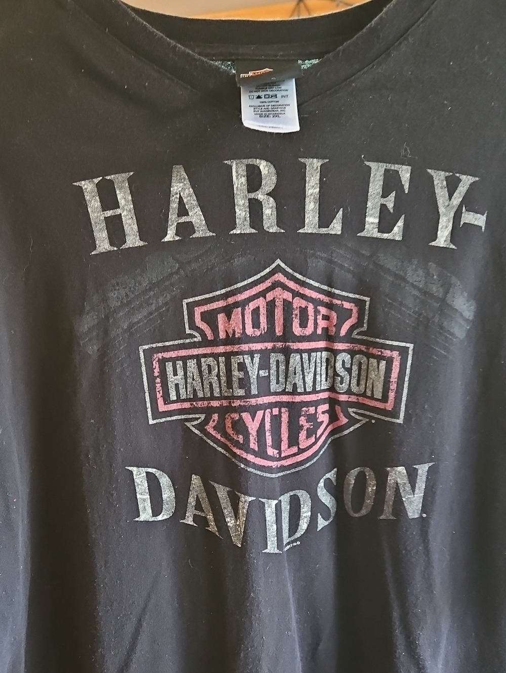 Harley-Davidson Black Tee with  Avalanche HD Denver CO